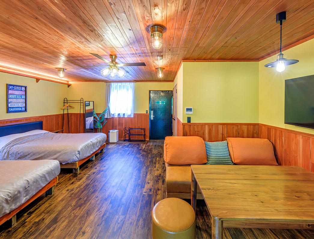 The interior features a luxurious and serene design.